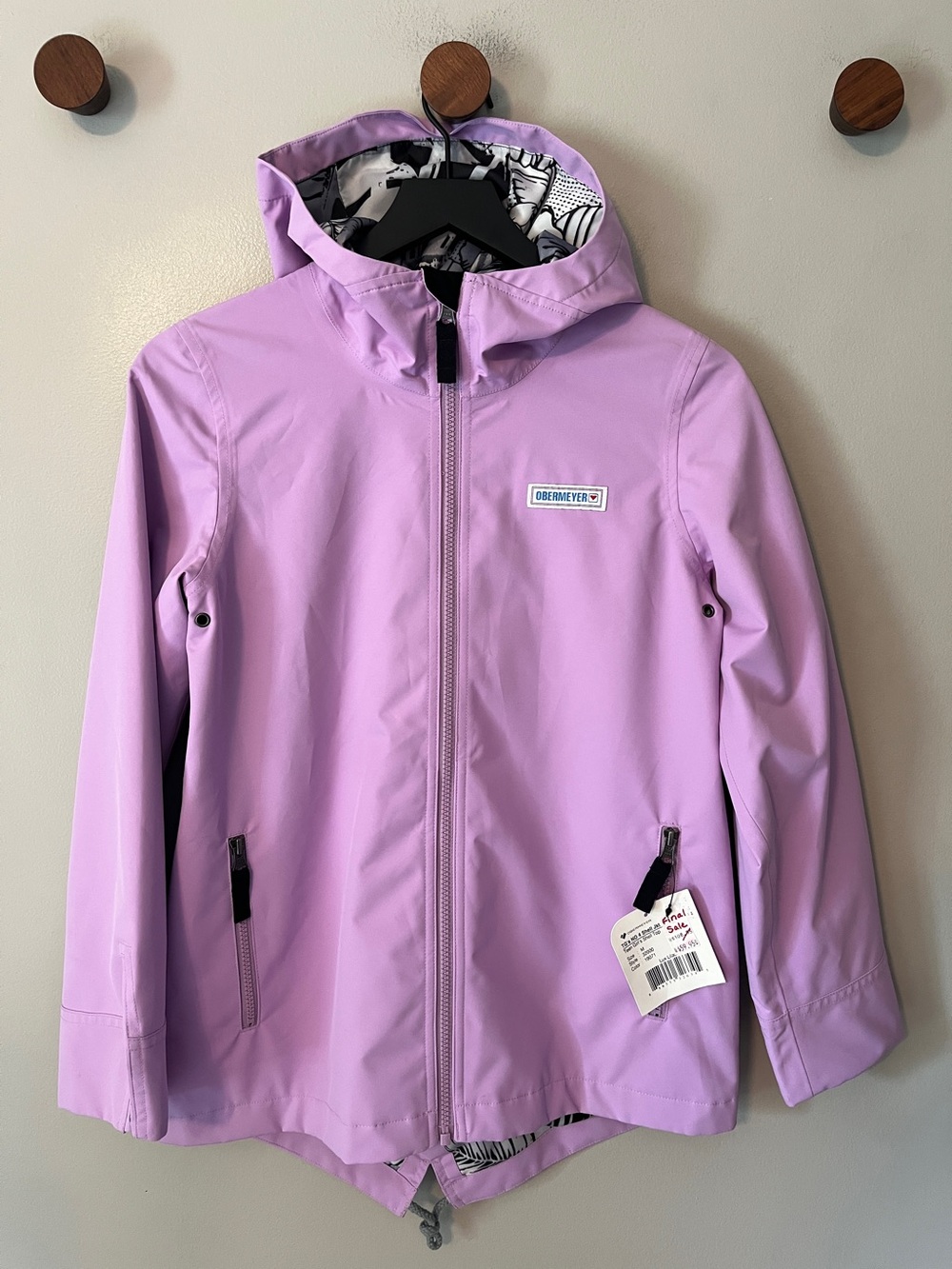 New! Obermeyer No 4 Teen Girl Shell Jacker Lavender Purple Size Medium